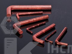 Набір ключів шестигранних обміднених 5-17 мм, (7 одиниць)